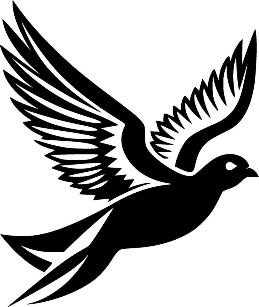 Dove Bird - High Quality Logo - illustration ideal for T-shirt graphic vector