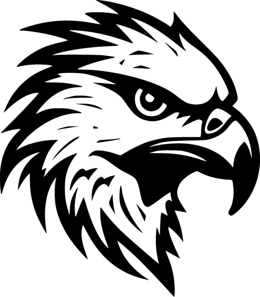 Falcon - Minimalist and Flat Logo - illustration vector
