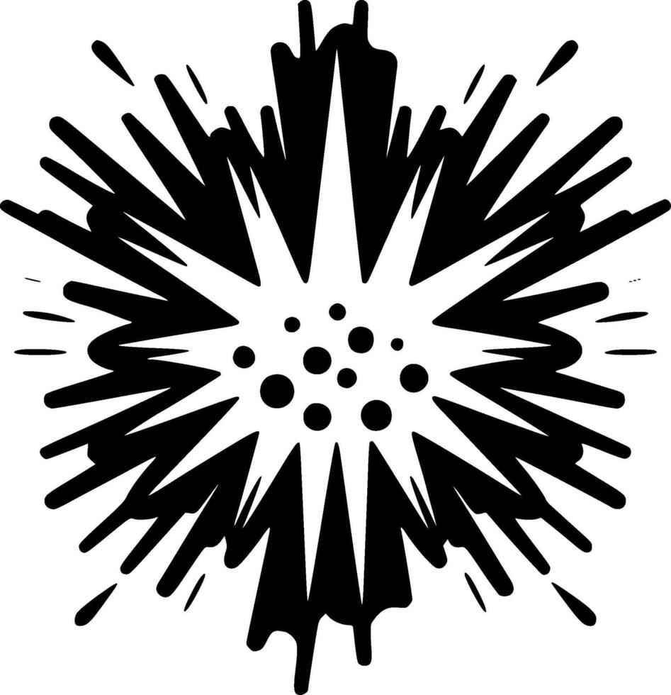 Explosion - High Quality Logo - illustration ideal for T-shirt graphic vector