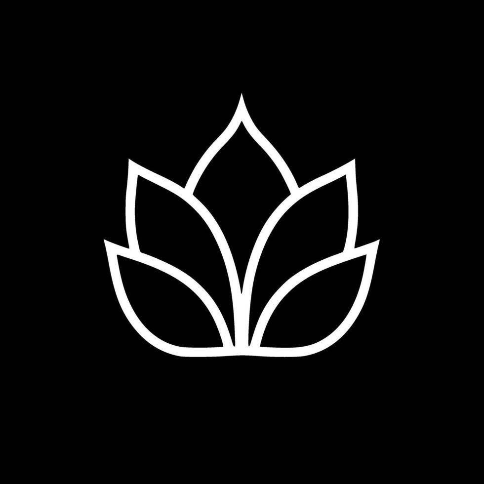 Flowers, Minimalist and Simple Silhouette - illustration vector