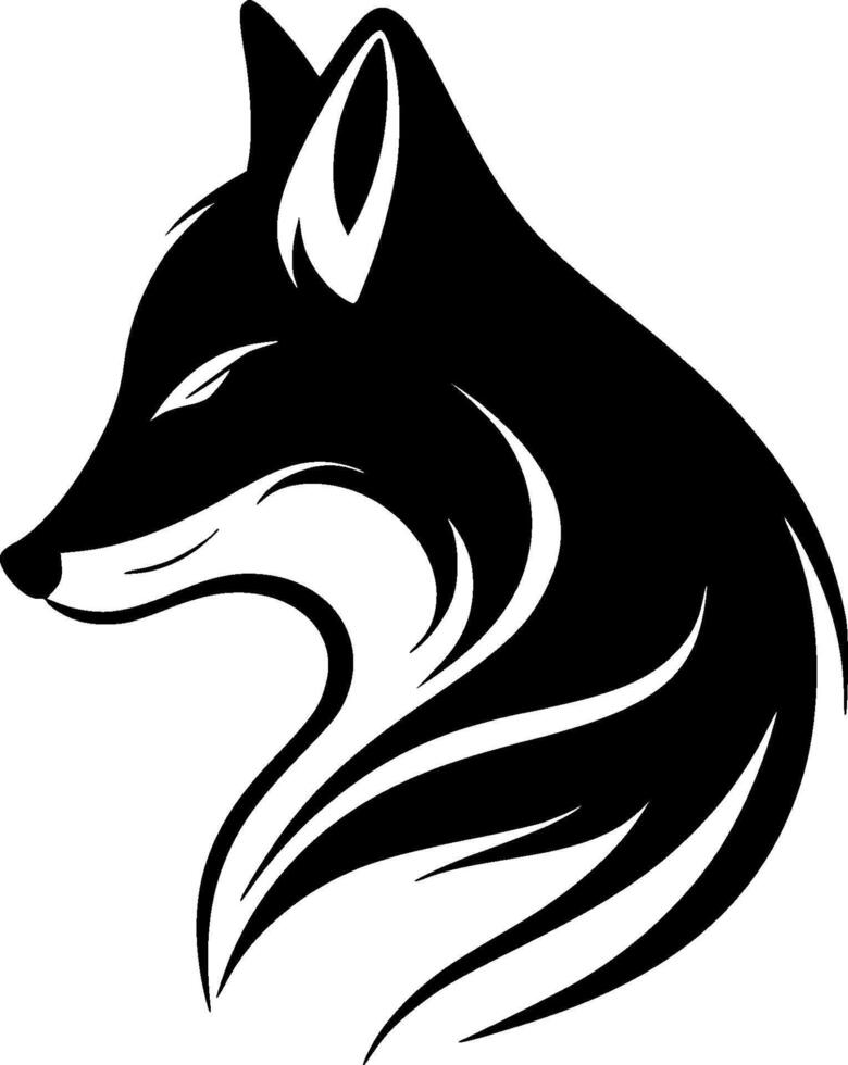 Fox - Minimalist and Flat Logo - illustration vector