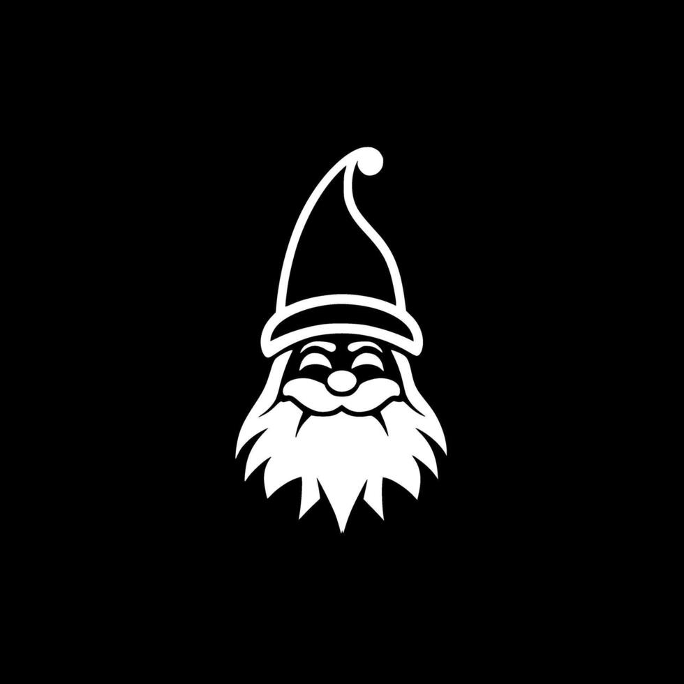 Gnome, Minimalist and Simple Silhouette - illustration vector