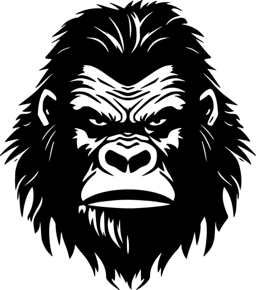 Gorilla - High Quality Logo - illustration ideal for T-shirt graphic vector