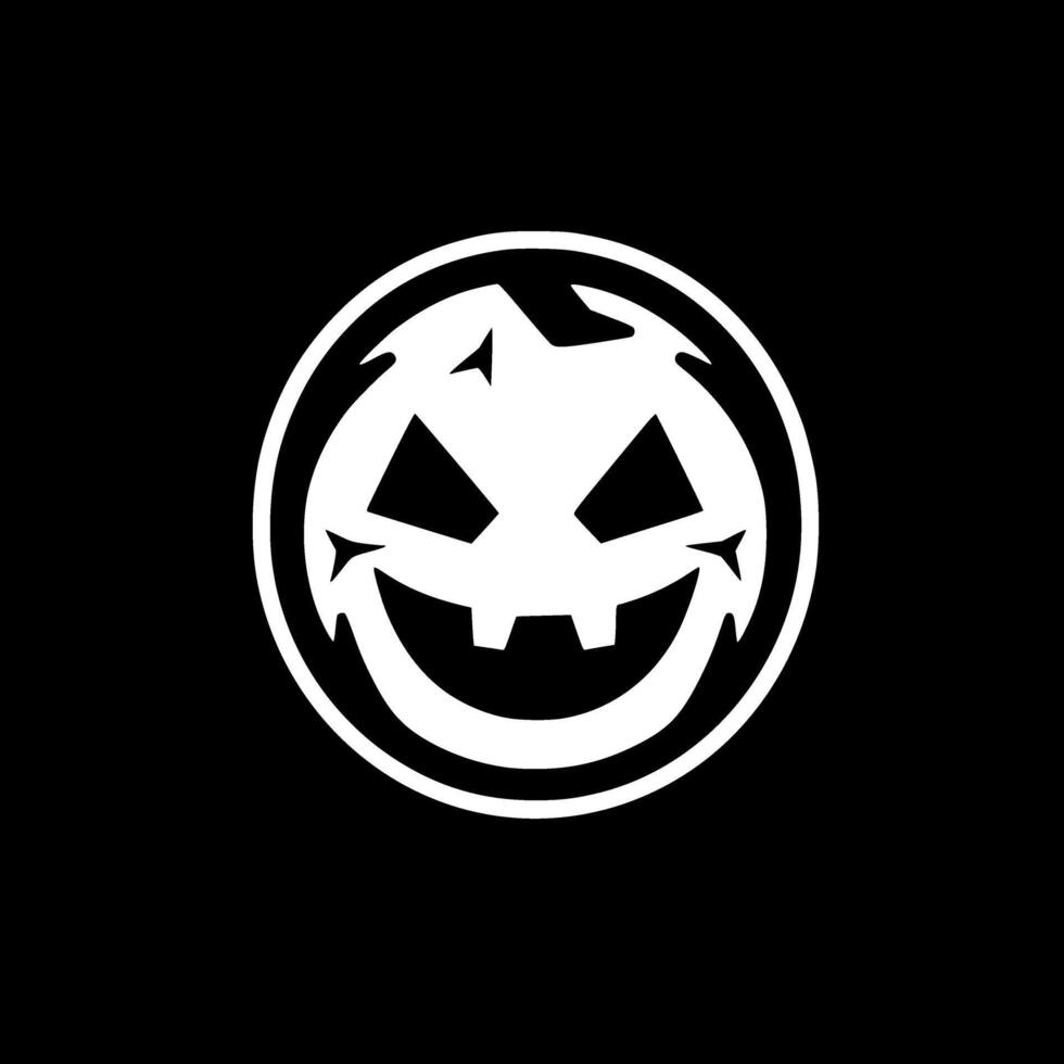 Halloween, Minimalist and Simple Silhouette - illustration vector
