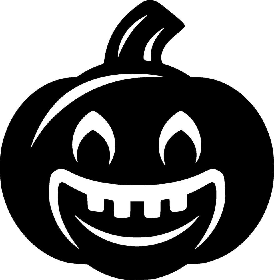 Halloween - Black and White Isolated Icon - illustration vector