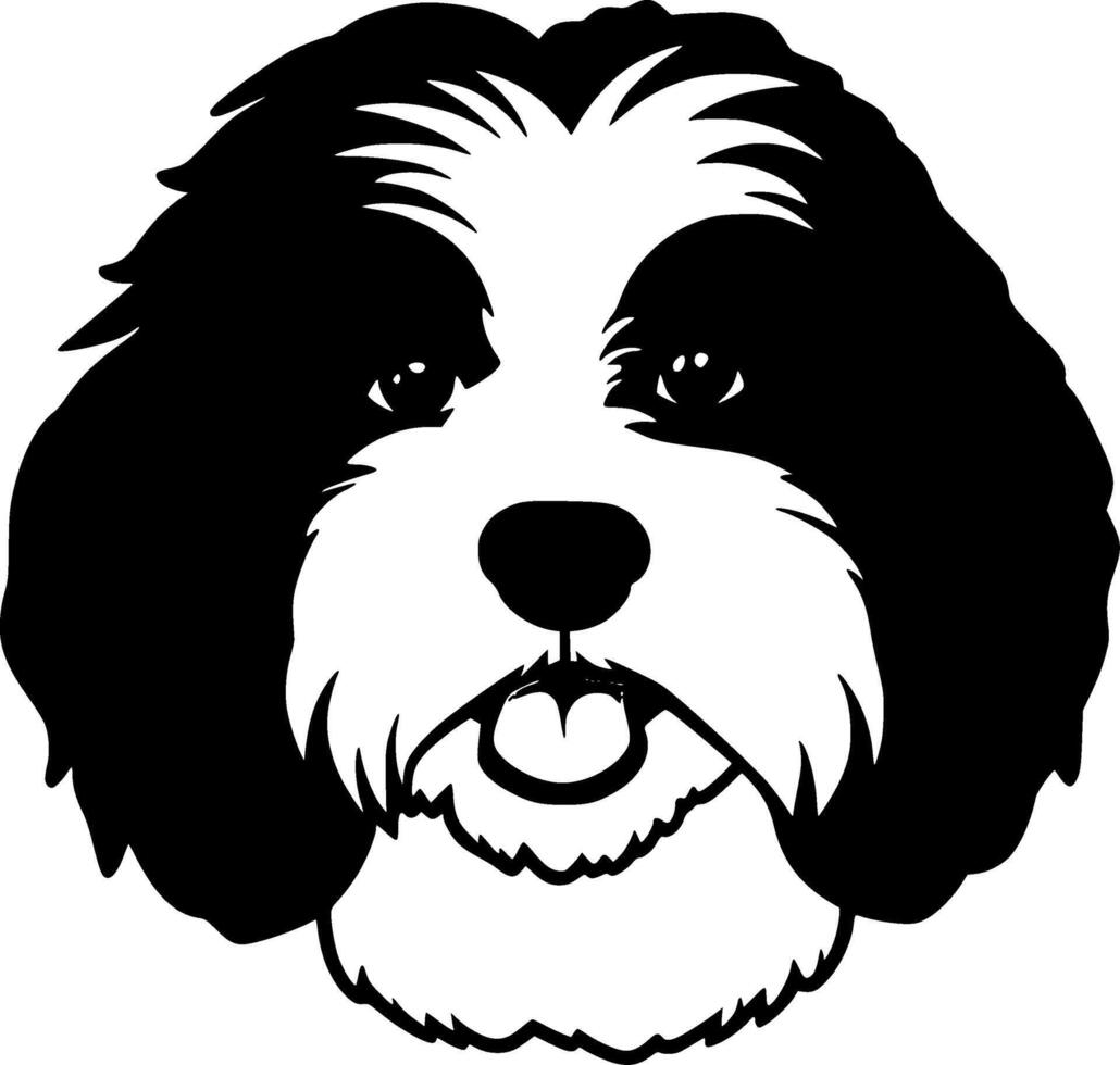 Havanese - Minimalist and Flat Logo - illustration vector