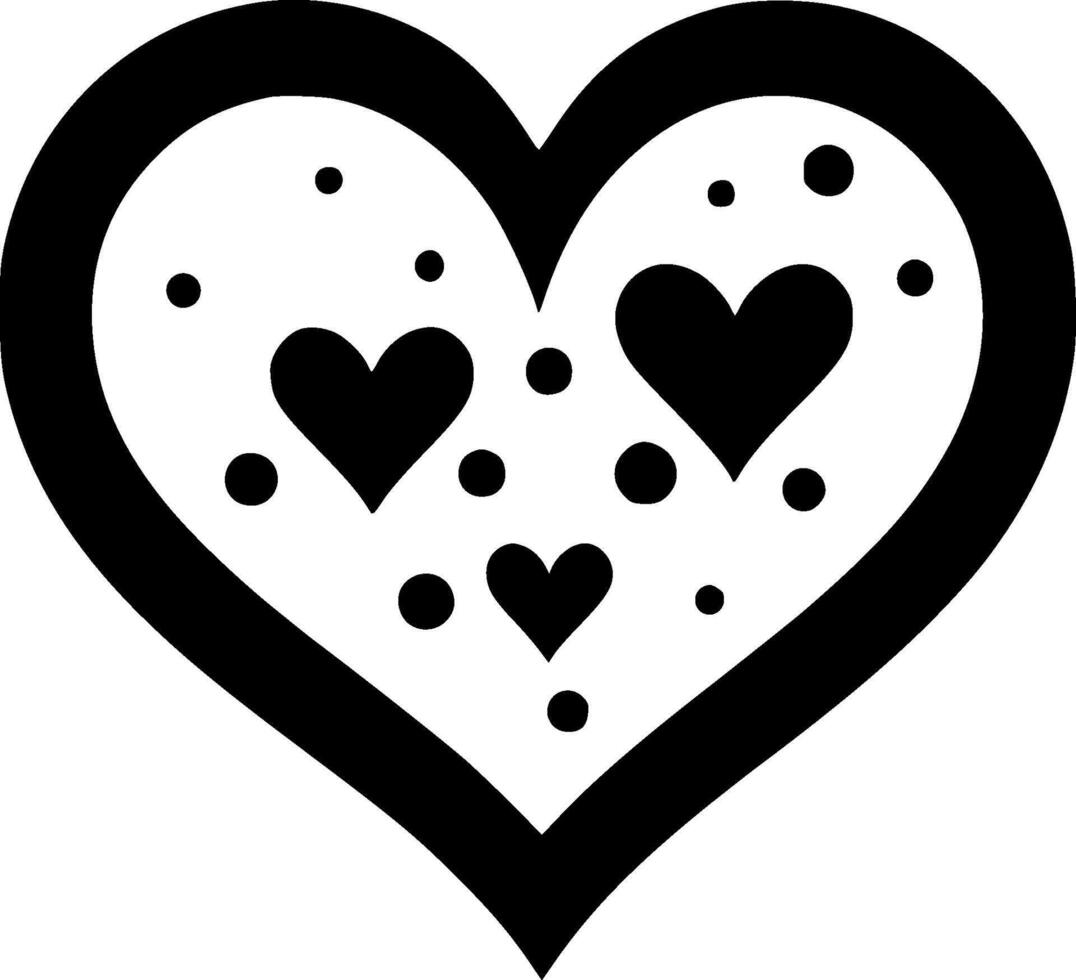 Heart - Minimalist and Flat Logo - illustration vector