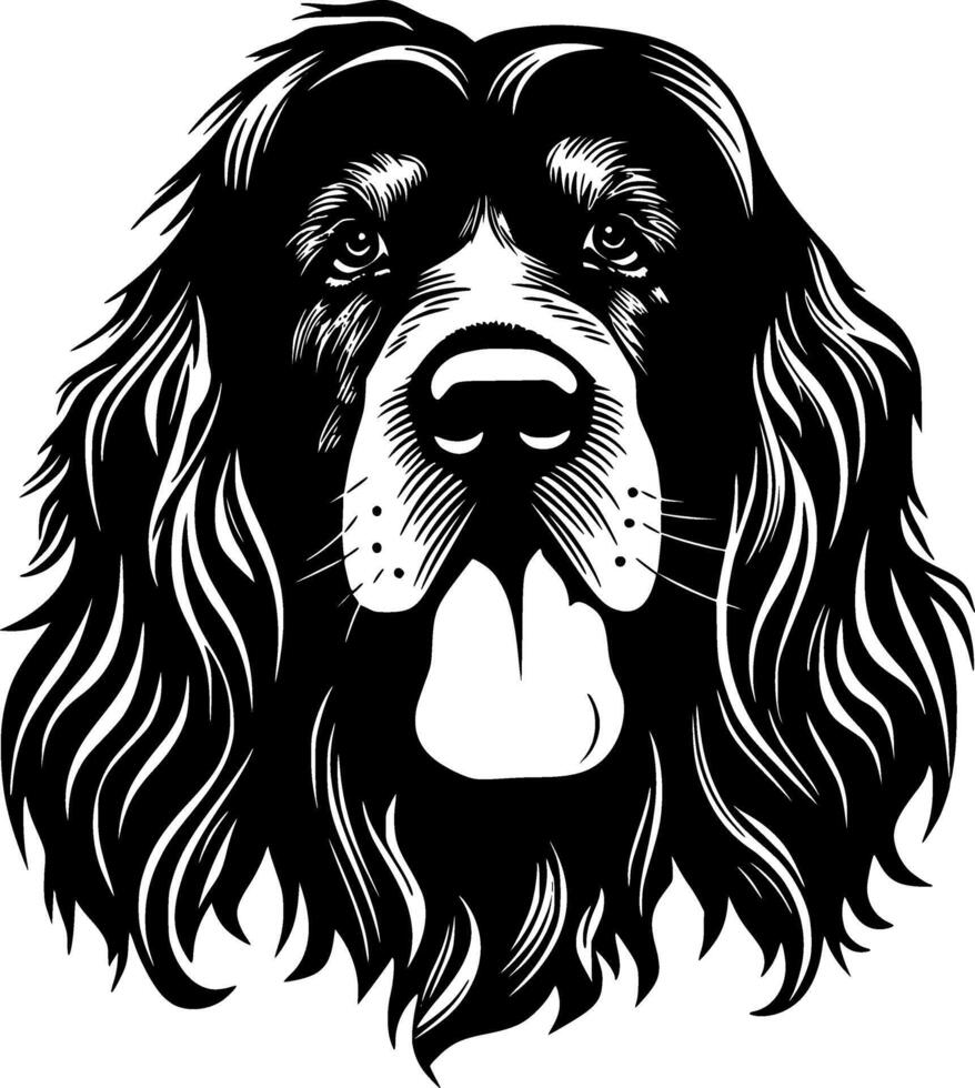 Leonberger, Minimalist and Simple Silhouette - illustration vector