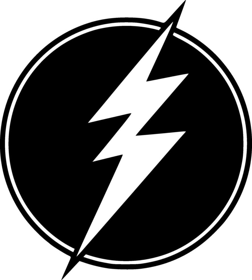 Lightning - High Quality Logo - illustration ideal for T-shirt graphic vector