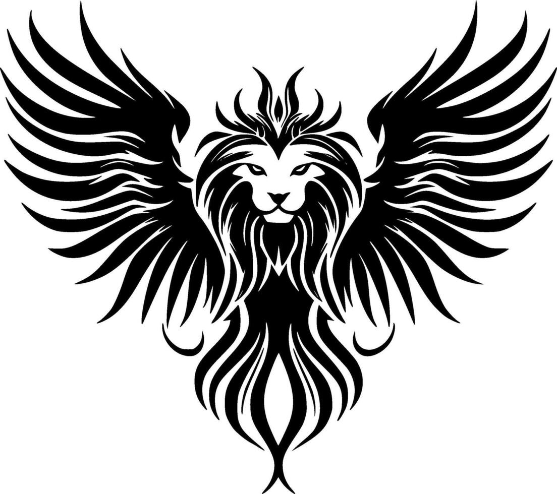 Lion - Minimalist and Flat Logo - illustration vector
