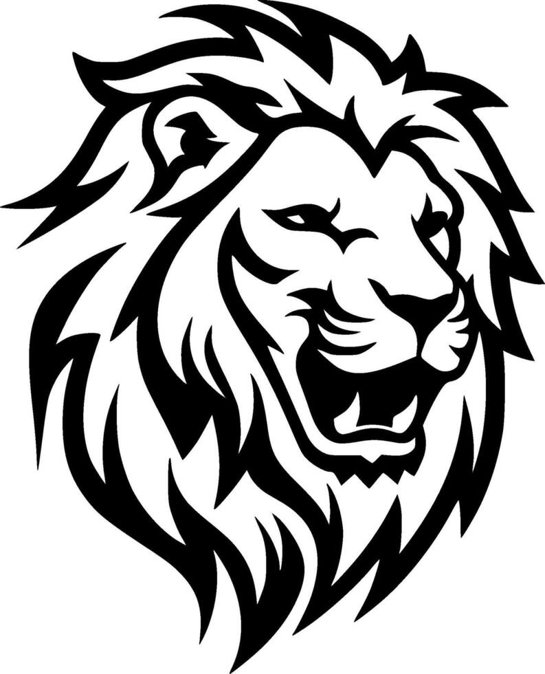 Lion - Minimalist and Flat Logo - illustration vector