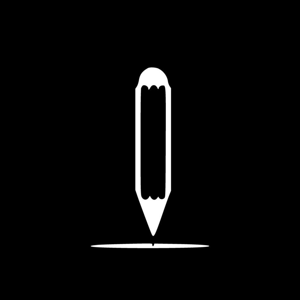 Pen, Minimalist and Simple Silhouette - illustration vector