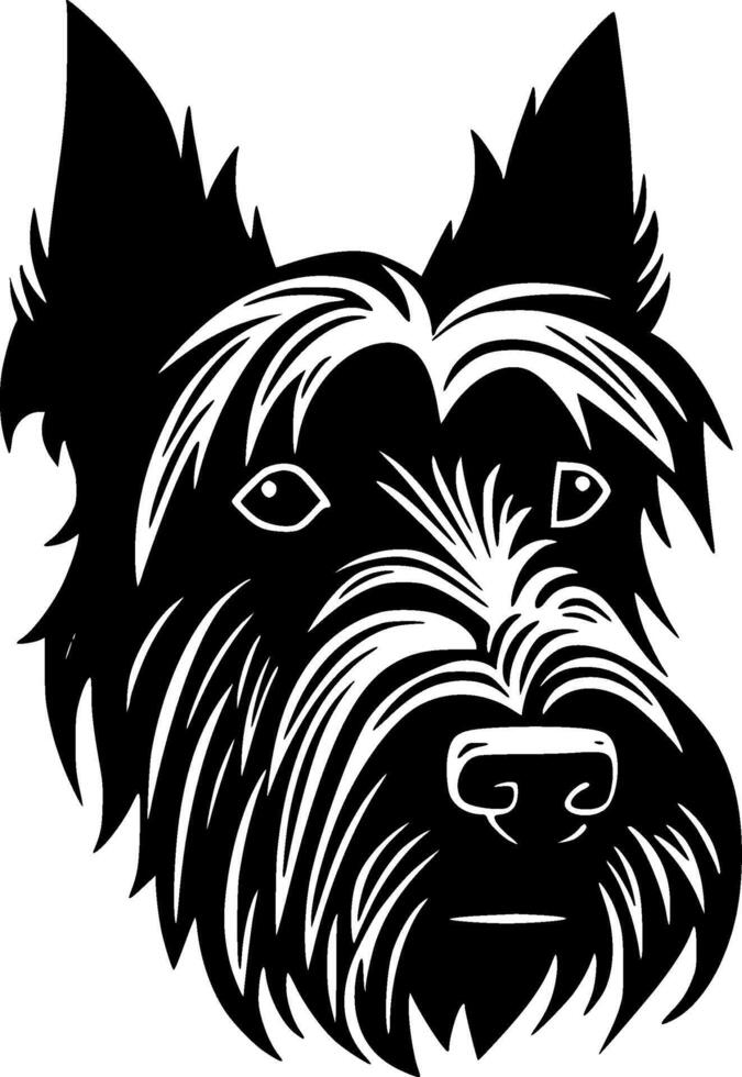 Scottish Terrier - High Quality Logo - illustration ideal for T-shirt graphic vector