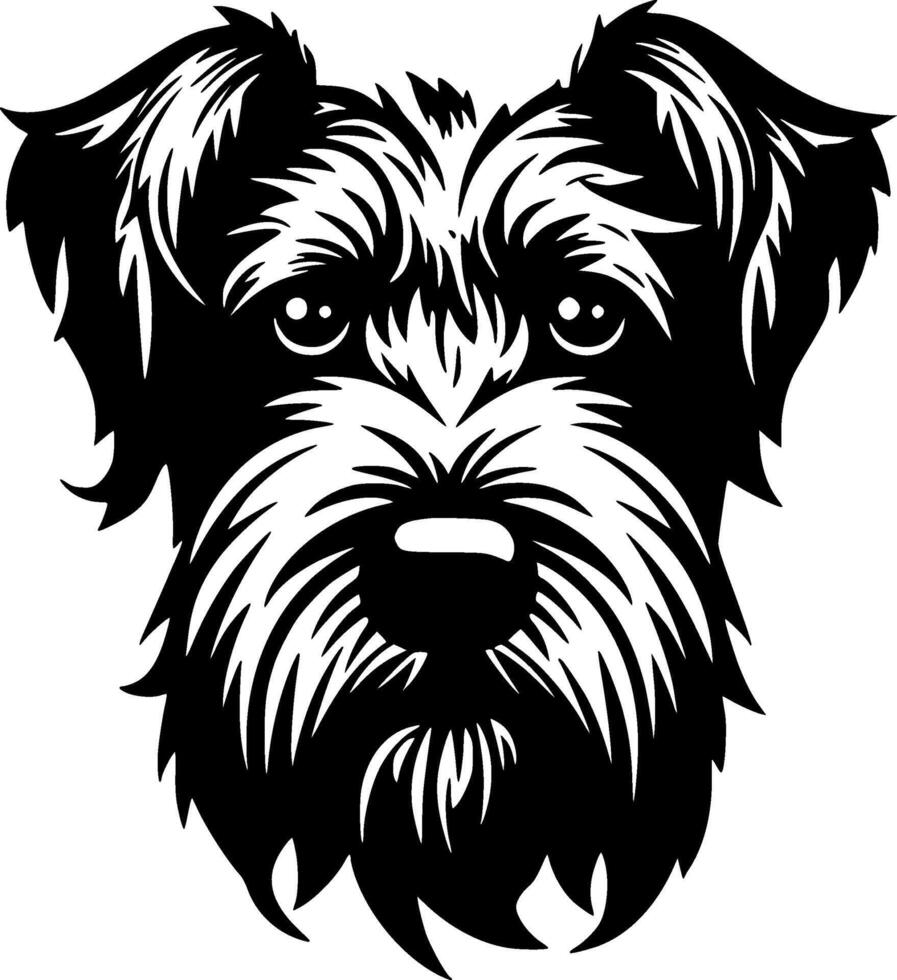 Scottish Terrier - Minimalist and Flat Logo - illustration vector