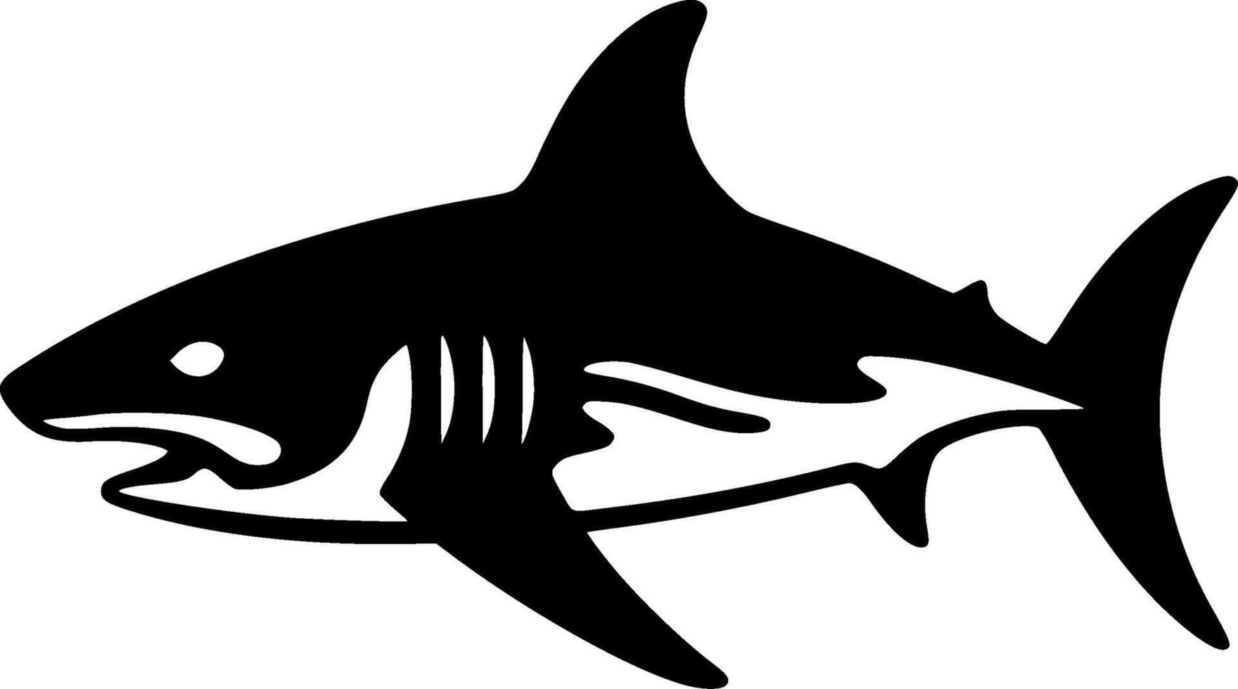 Shark - High Quality Logo - illustration ideal for T-shirt graphic vector