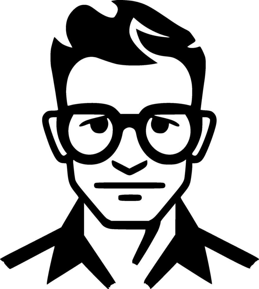 Teacher - Minimalist and Flat Logo - illustration vector