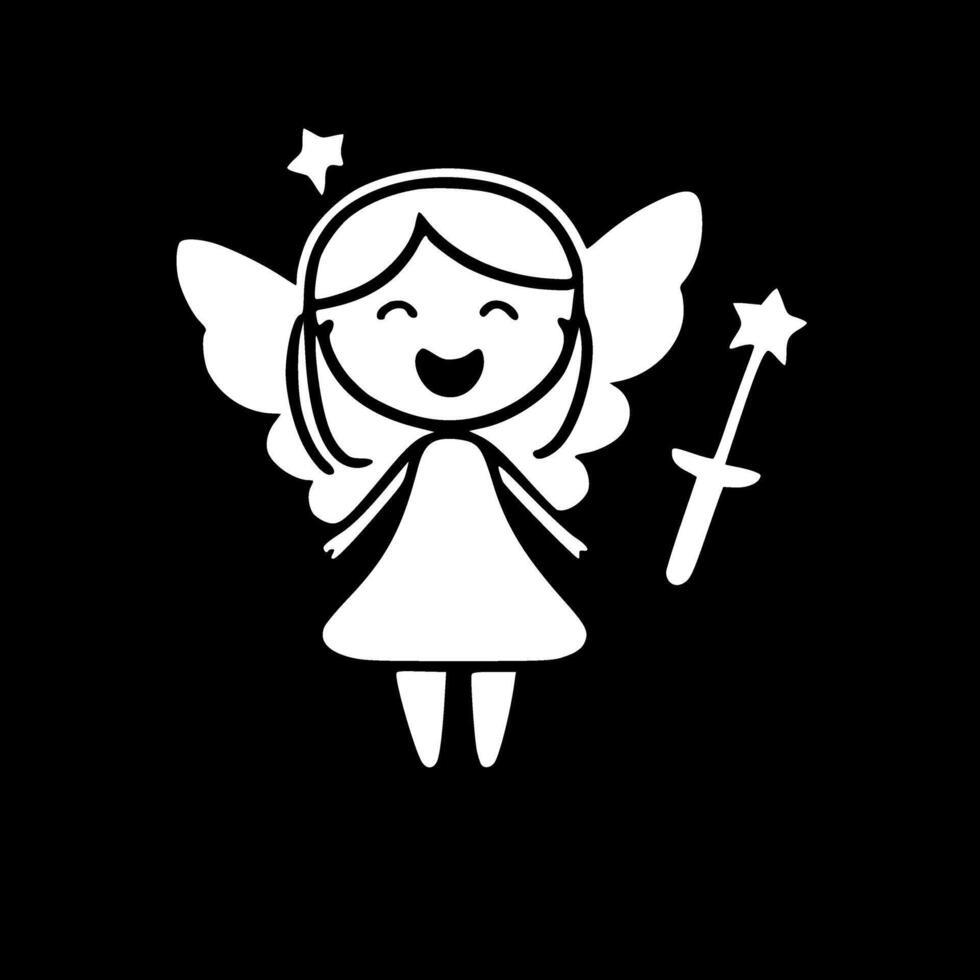 Tooth Fairy, Minimalist and Simple Silhouette - illustration vector