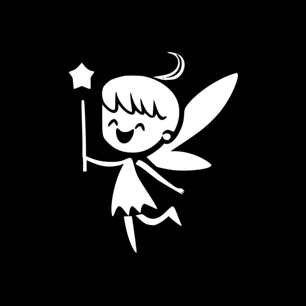 Tooth Fairy, Minimalist and Simple Silhouette - illustration vector