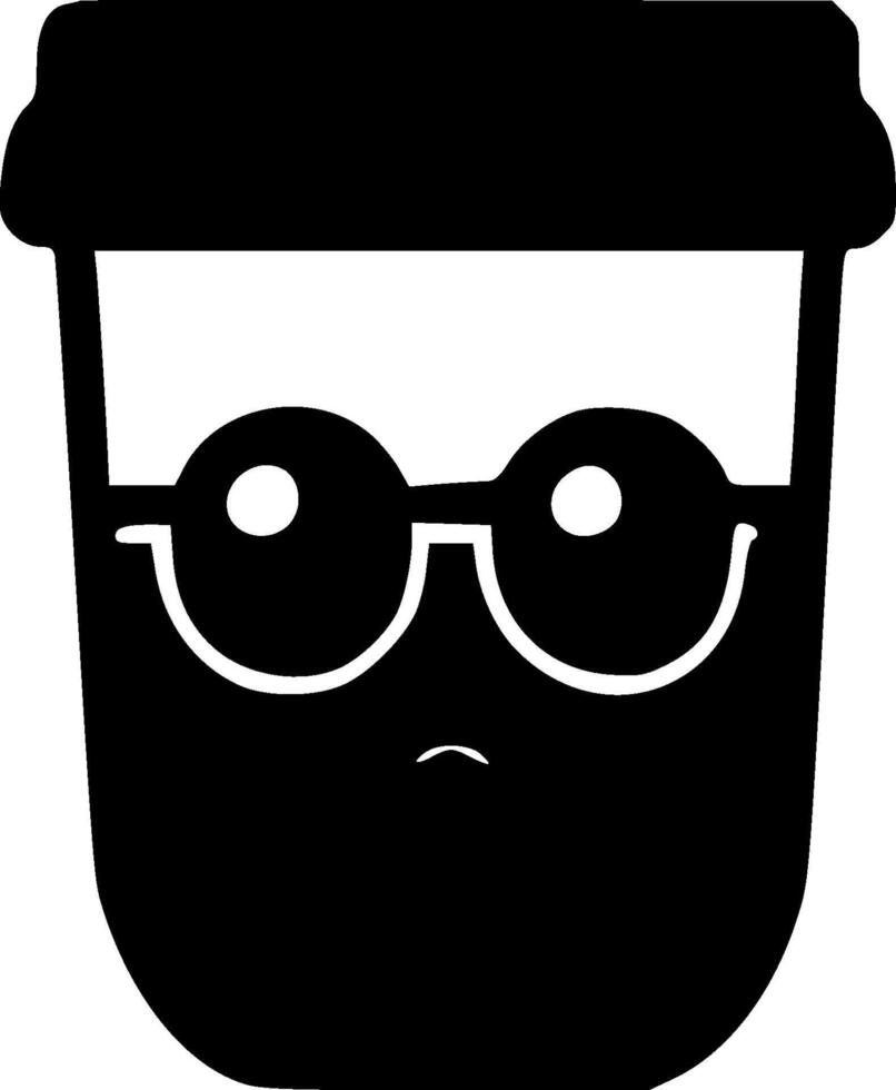 Tumbler, Minimalist and Simple Silhouette - illustration vector