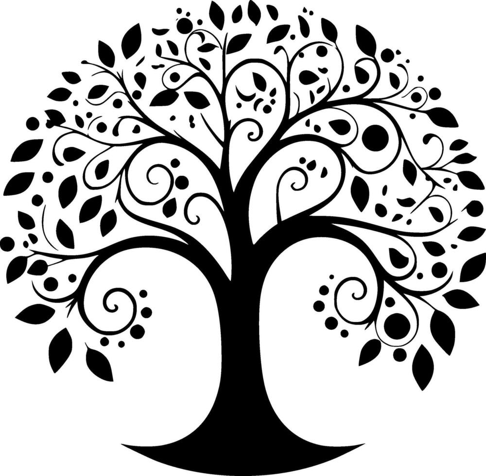 Tree - High Quality Logo - illustration ideal for T-shirt graphic vector