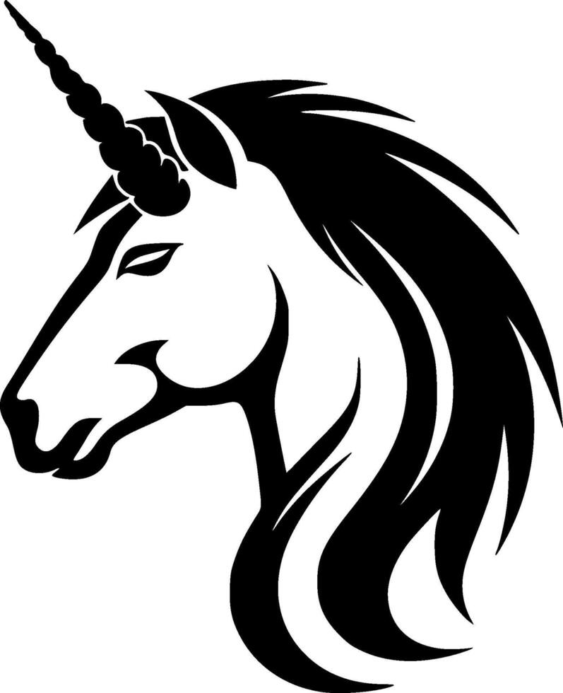 Unicorn - High Quality Logo - illustration ideal for T-shirt graphic vector