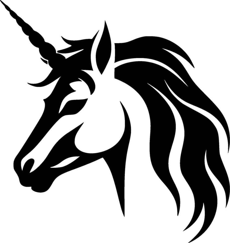 Unicorn - High Quality Logo - illustration ideal for T-shirt graphic vector