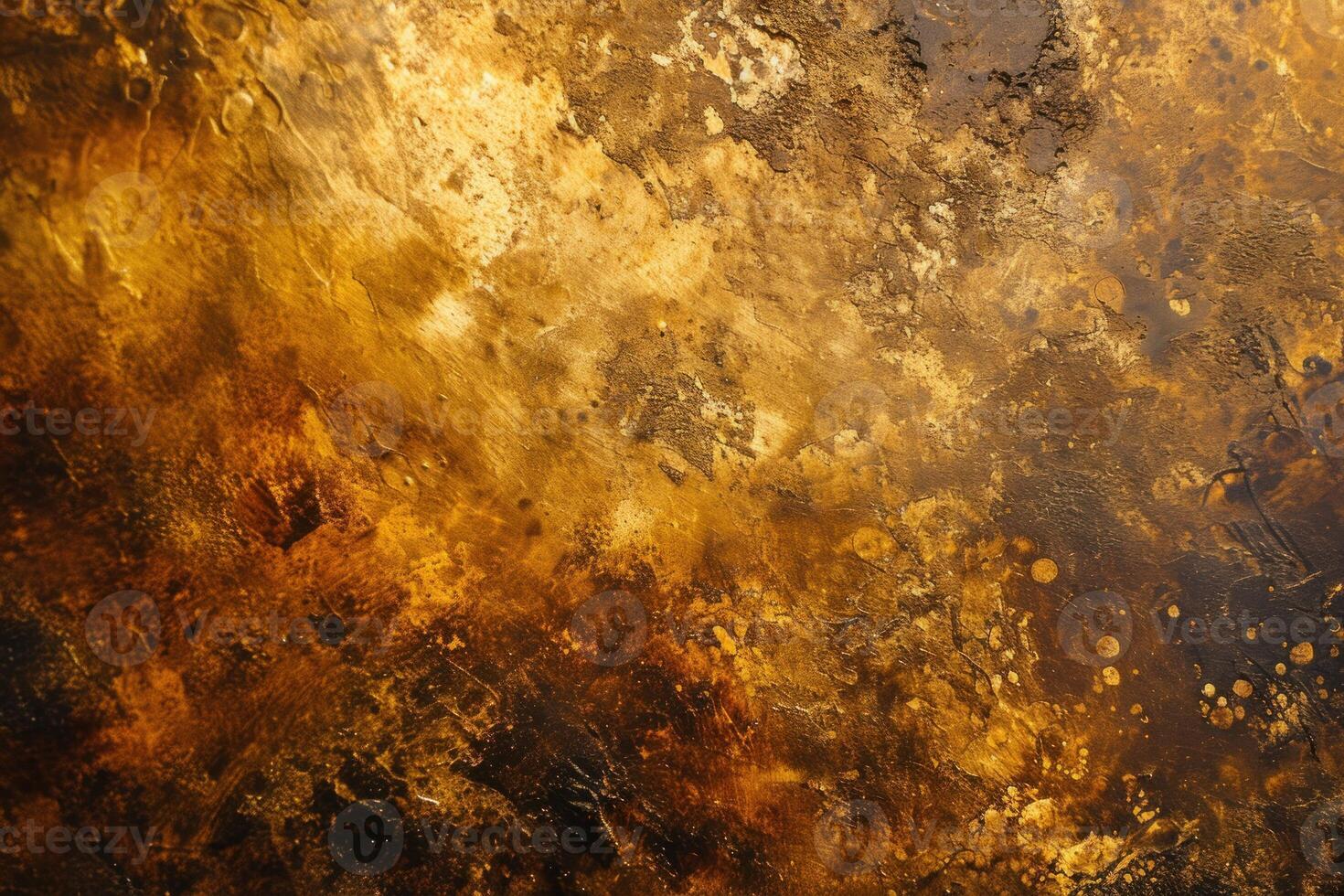 Close-up of a vibrant, textured and golden surface with intricate details photo
