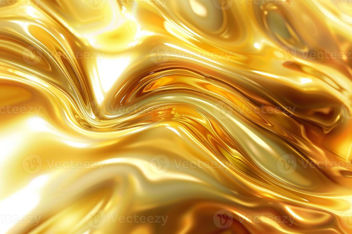 Golden liquid texture abstract background photo
