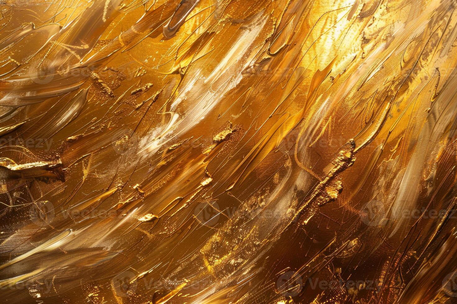 Abstract golden swirls textured background photo