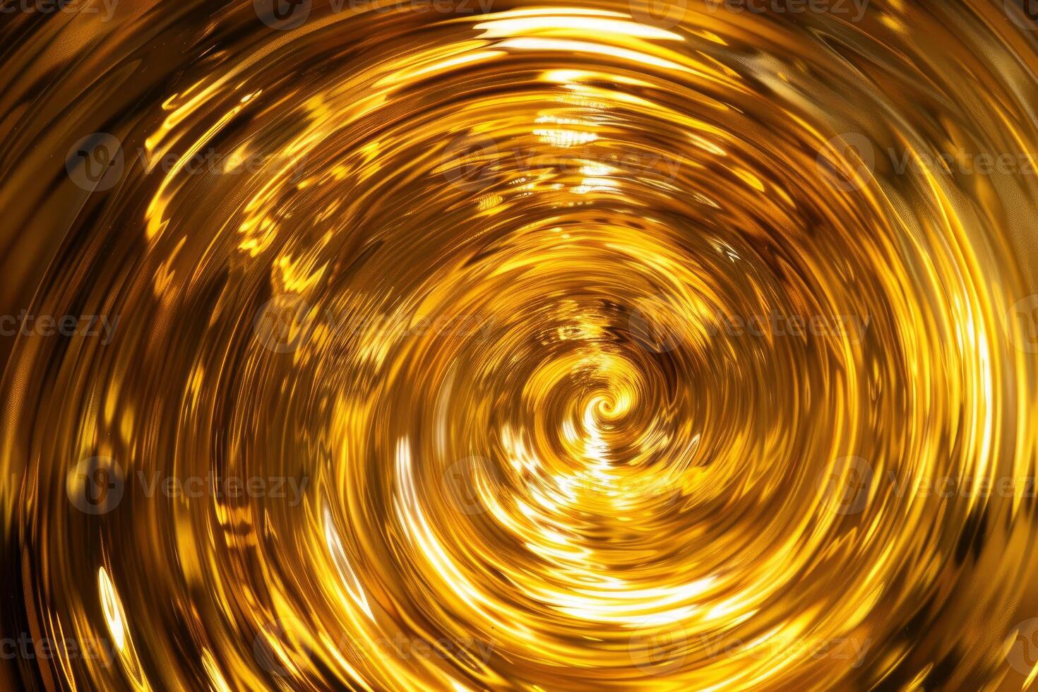Dynamic spinning motion with a warm golden glow for luxurious or energetic designs photo