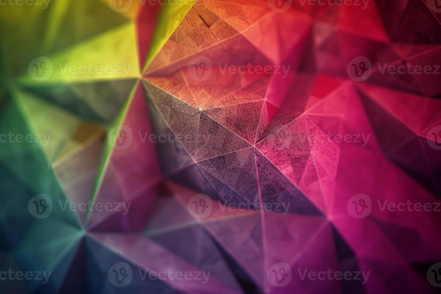 Colorful abstract image with geometric shapes in a low poly style photo