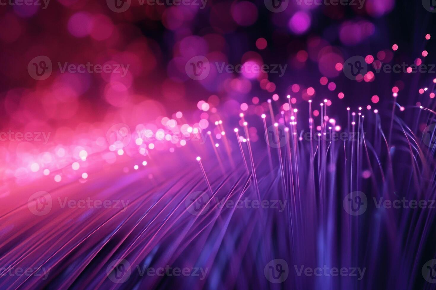 Slim Abstract fiber optics. Generate Ai photo