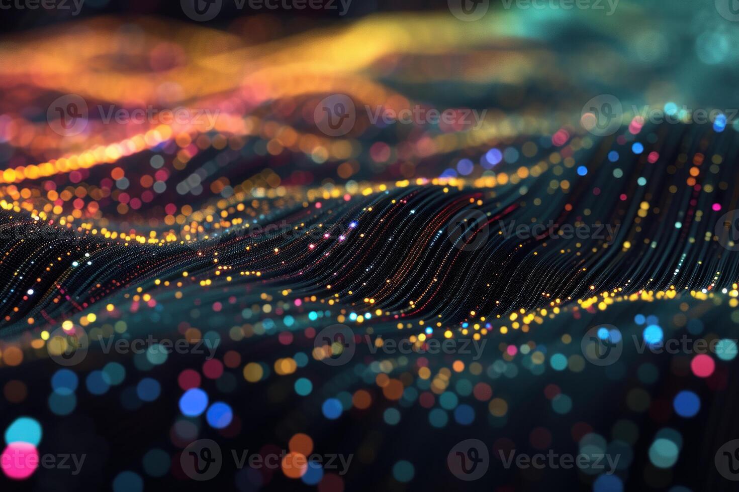 Complex Big data visualization. Generate Ai photo