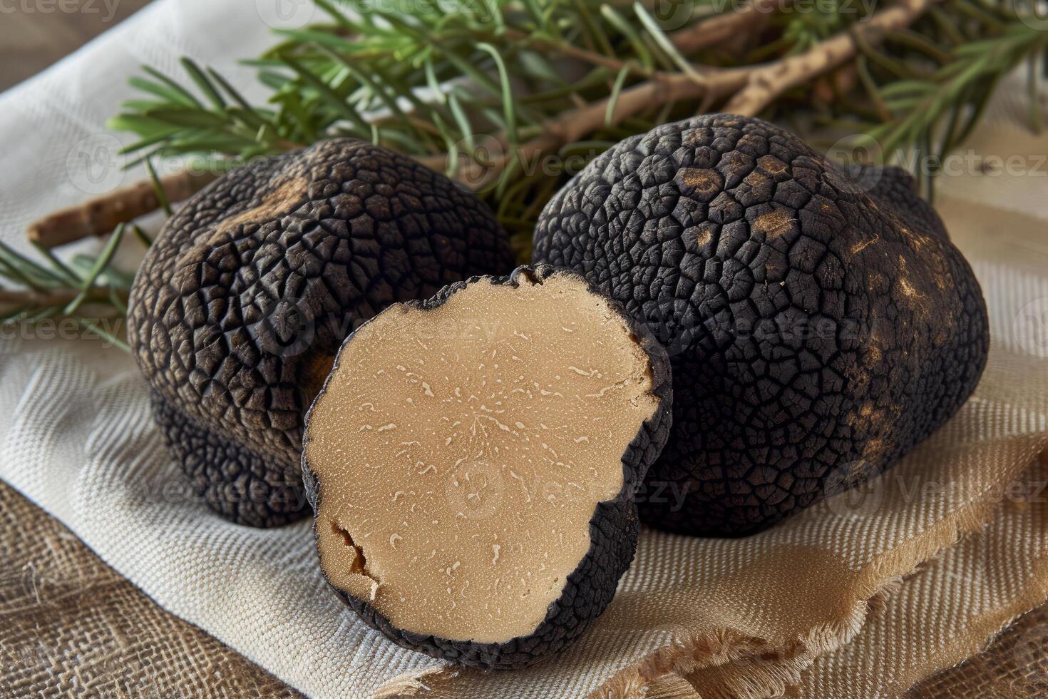 Earthy Forest truffle cooking. Generate Ai photo