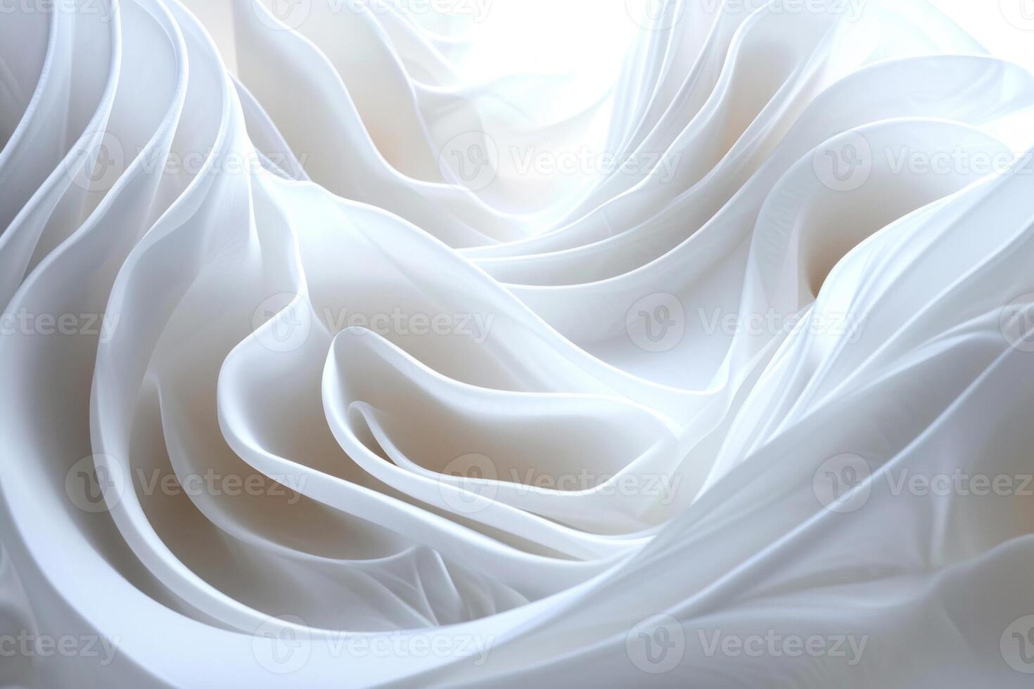 Serene Abstract white colors. Generate Ai photo