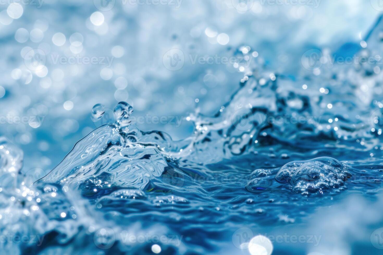 Captivating Water background. Generate Ai photo