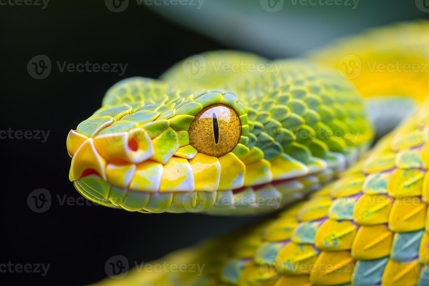 Vibrant green tree python close-up 47333951 Stock Photo at Vecteezy