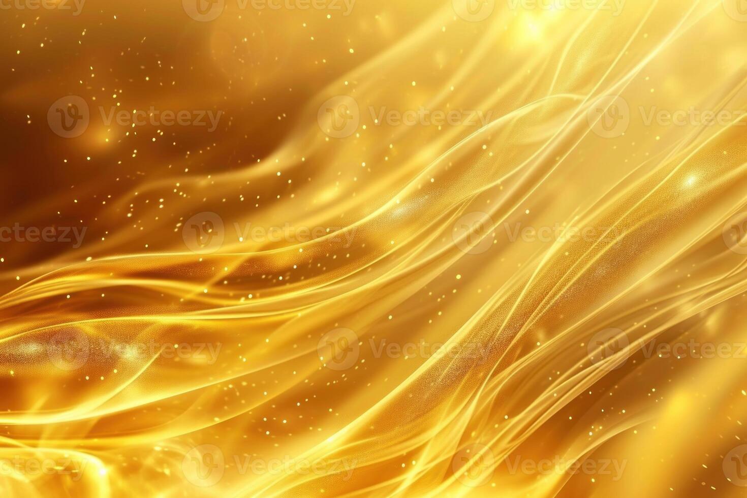 Opulent Abstract golden background. Generate Ai photo