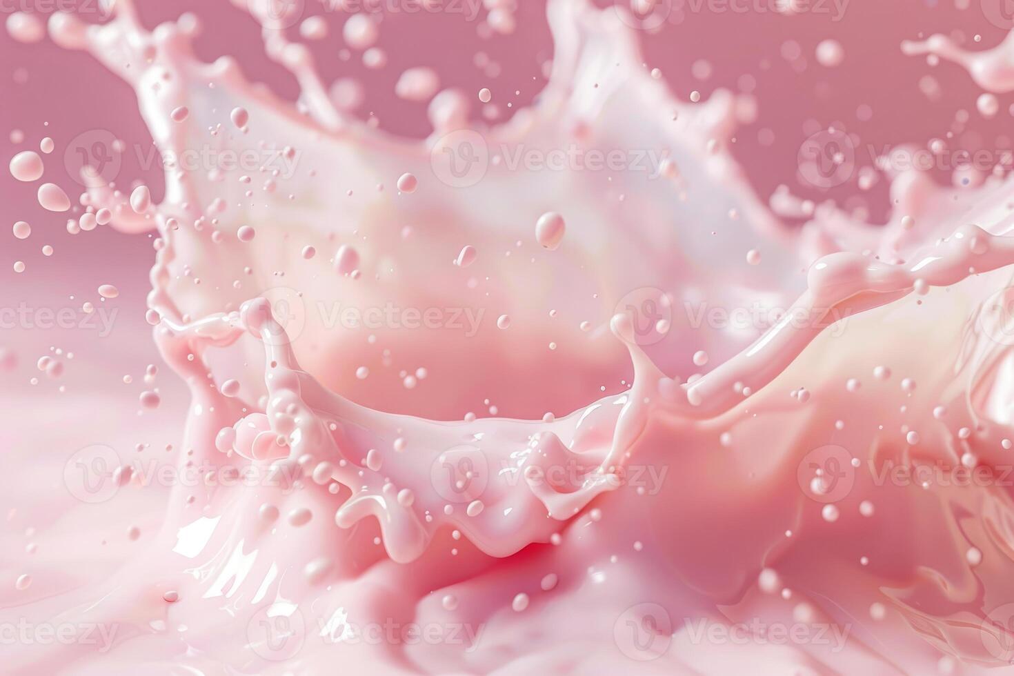 Pink liquid splash abstract background photo