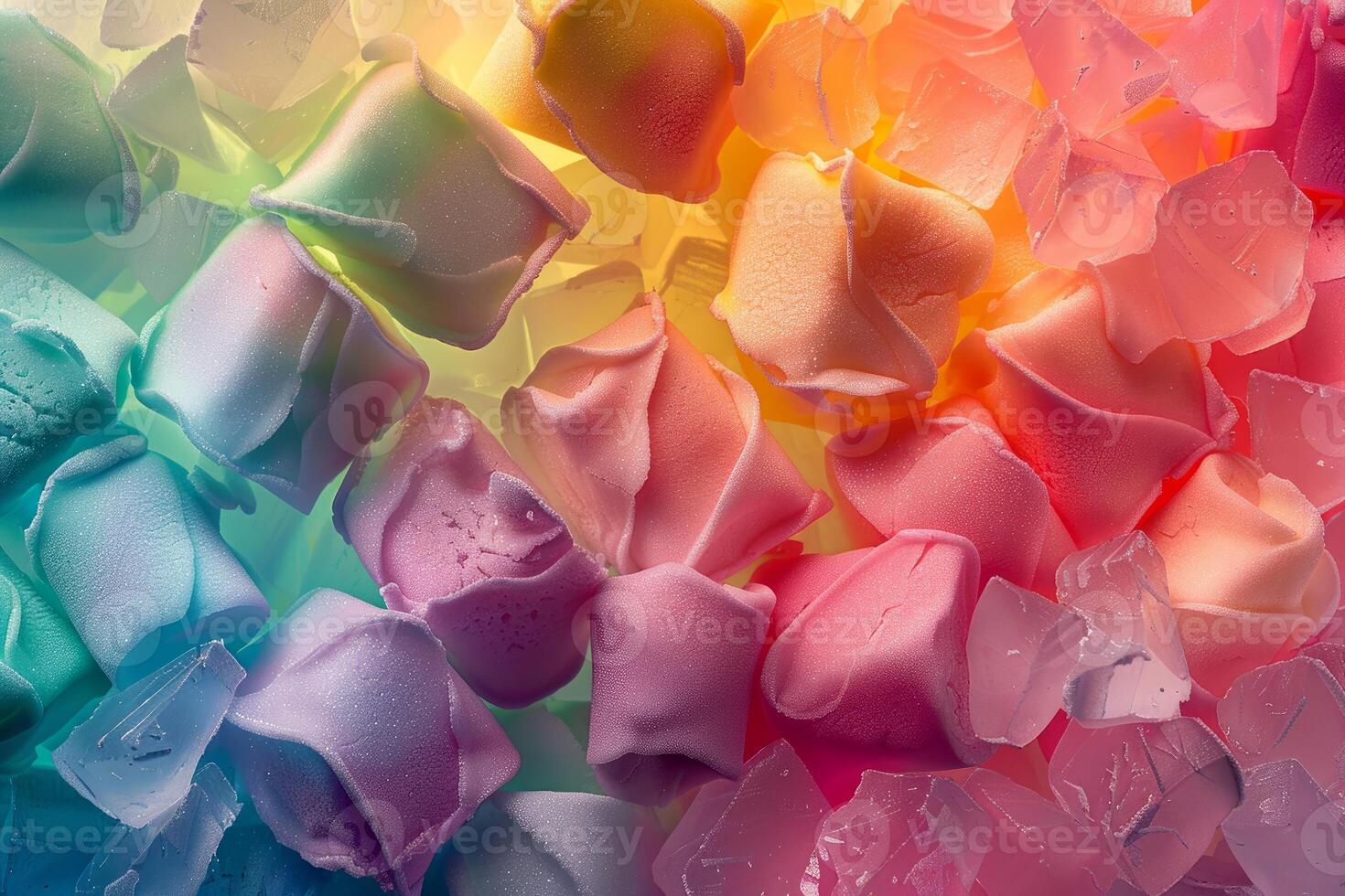 Colorful abstract ice cube background photo