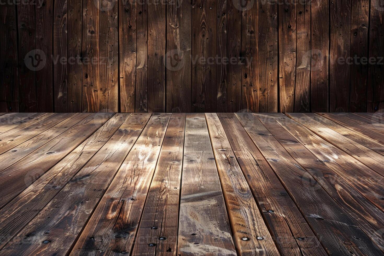 Rustic wooden plank background and floor photo
