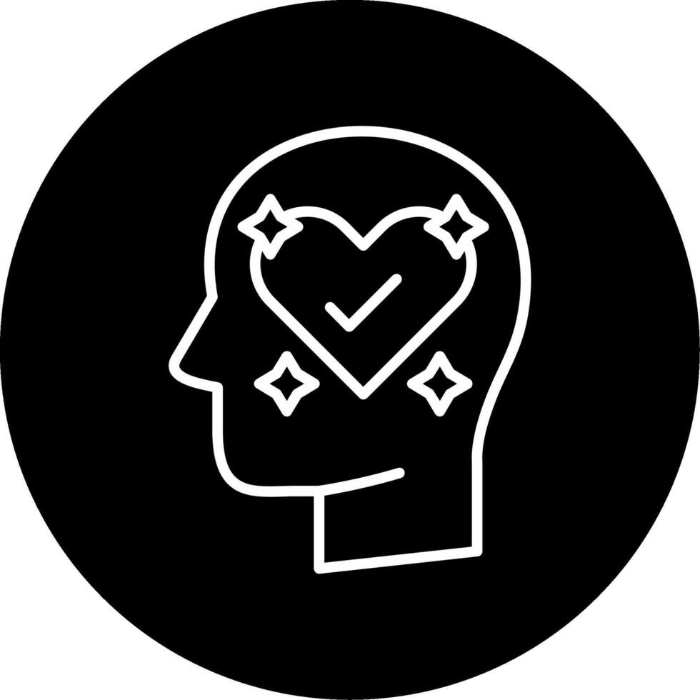 Mental Care Circle Icon vector