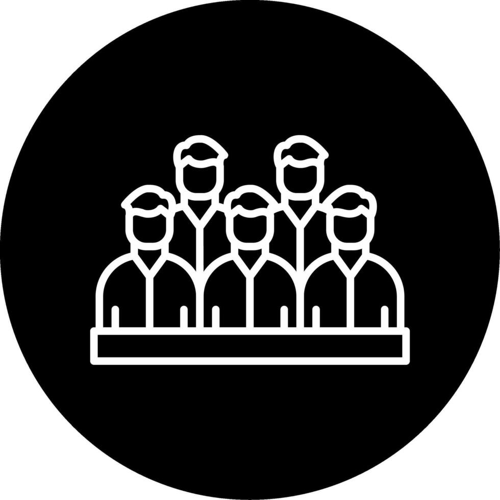Spectators Circle Icon vector