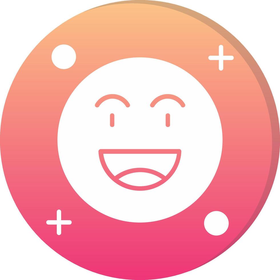 Happy Circle Icon vector