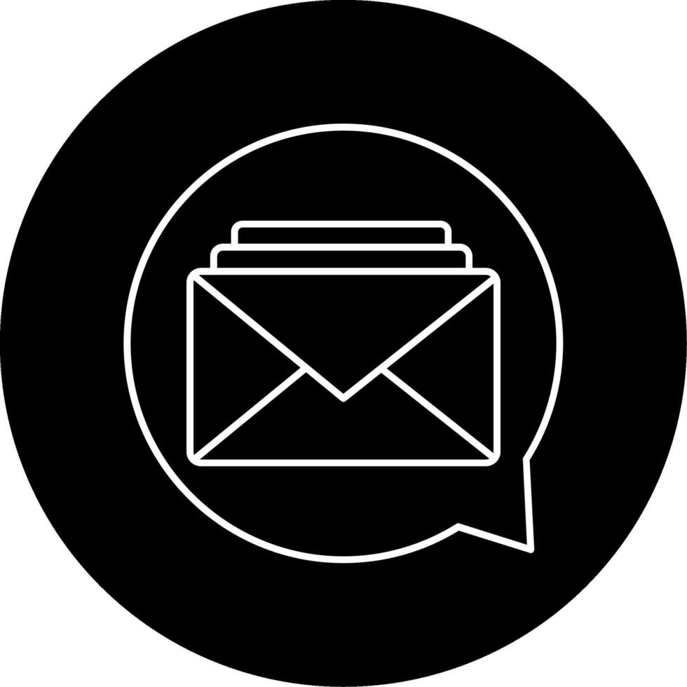 Email Circle Icon vector