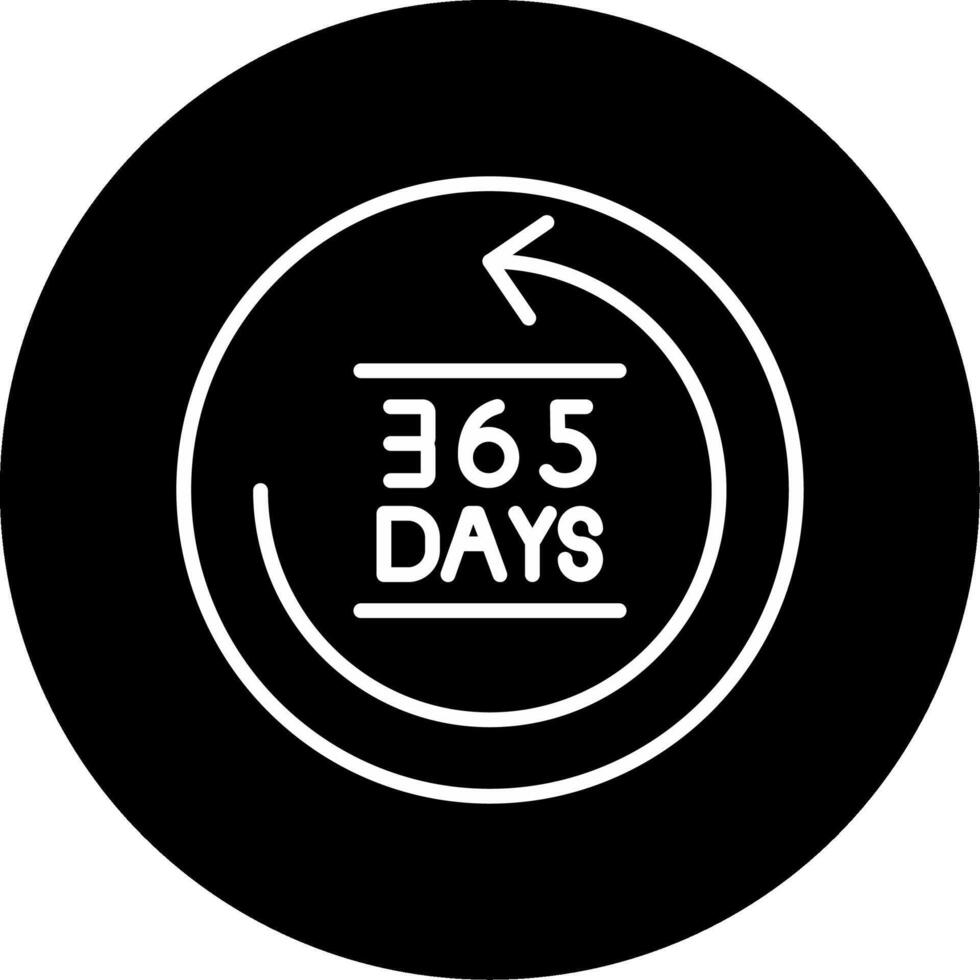 365 Days Circle Icon vector