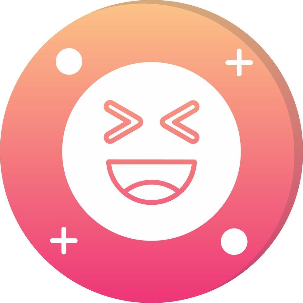 Laugh Circle Icon vector