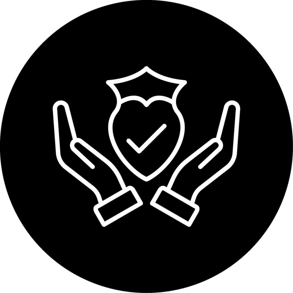 Trust Circle Icon vector
