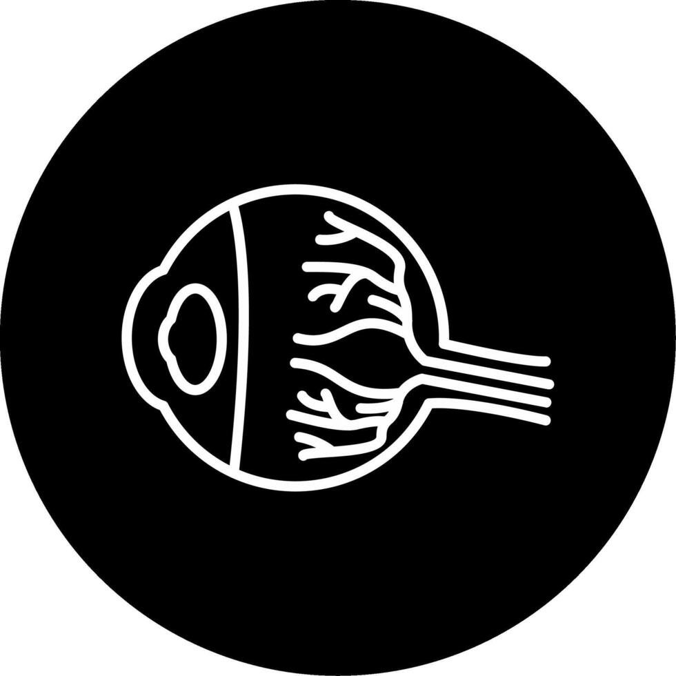 Eye Ball Circle Icon vector