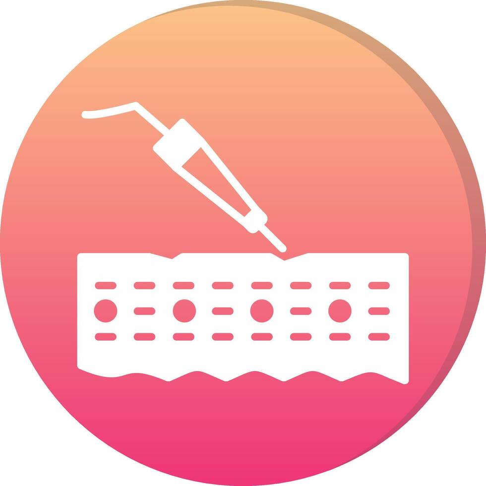Laser Circle Icon vector